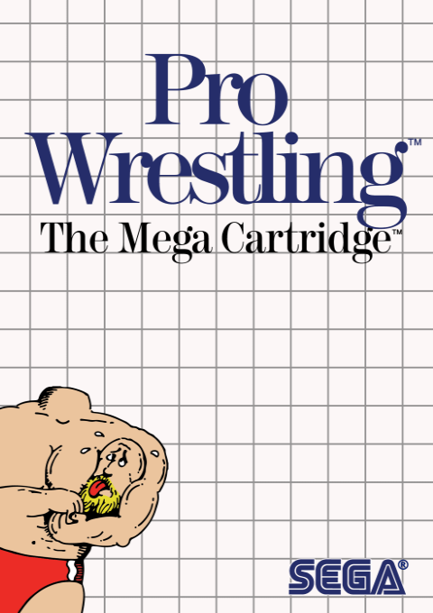 Pro Wrestling box art for Sega Master System